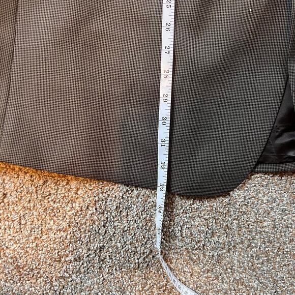 Brooks Brothers Brown/Black Wool Houndstooth Men's Blazer.  Size 50R - Picture 4 of 8